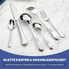 HOMELUX Besteck-Set Besteck set für 12 Personen,72-tlg Edelstahl Besteckset,Cutlery Set, Edelstahl,Spiegelpoliert Bild 4