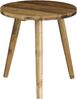 MICA Decorations Bold Beistelltisch - H35,5 x Ø33 cm - Recyceltes Holz - Braun Bild 1