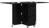 vidaXL Esstisch 2 pcs 140 x 80 x 77 cm Holzwerkstoff Schwarze Eiche 3424933 Bild 3