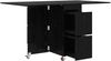 vidaXL Esstisch 2 pcs 140 x 80 x 77 cm Holzwerkstoff Schwarze Eiche 3424933 Bild 5