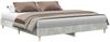 vidaXL Bettgestell ohne Matratze Betongrau 160x200 cm Holzwerkstoff 3329033 Bild 2