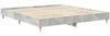vidaXL Bettgestell ohne Matratze Betongrau 160x200 cm Holzwerkstoff 3329033 Bild 4