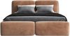Polsterbett OLKE 120x200 ohne Matratze mit Bettkasten und Lattenrost. Farbe: Tabak 3 Bild 3