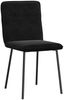 vidaXL Esszimmerstühle 2 Stk. Schwarz Samt 4101215 Bild 3