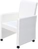 vidaXL Esszimmerstühle 2 Stk. Weiß Kunstleder [60347] Bild 3