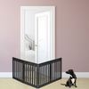4-teiliges Hundeabsperrgitter Pfoten Bild 3