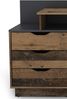 byLIVING Schreibtisch BELFAST / Rechts oder Links montierbar / 3 Schubkästen / Old Navy - Anthrazit / Bürotisch / Schreibtisch / B 138, H 83,5, T 51,5 cm Bild 4