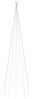 vidaXL LED-Weihnachtsbaum für Fahnenmast Blau 310 LEDs 300 cm 343524 Bild 3