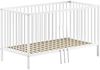 Baby-/Juniorbett Dino 75.5 x 144 x 84.4 cm Buche Weiß Bild 5