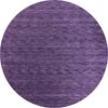 Gabbeh Teppich - Softy - Uni 150 x 150 cm - flieder - rund Bild 3