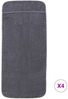 vidaXL Strandtücher 4 Stk. Anthrazit 60x135 cm Stoff 400 GSM 3157054 Bild 3