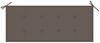 vidaXL Stapelbare Gartenbank mit Auflage 128,5 cm Massivholz Teak 3063287 Bild 5