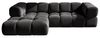 Kaiser Möbel Ecksofa luxuriöses Velours-Sofa im Stoff Bluvel modernes AVERRO, Premium-Velours Bluvel,Weiche abgerundete „Bubble“-Formen Bild 4