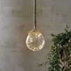 Glaskugel "Jutta", 15 LED-Lichter, 15 cm Ø, 200 cm Bild 5