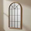 EDAXO Wandspiegel Großer dekorativer Wandspiegel ARCUS, 110 x 56 cm, Fensterstil Bild 2