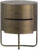 Nachttisch Glossy Rund, Metall Gold, 39 x 39 x 48 cm Bild 4