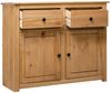 vidaXL Sideboard 93x40x80 cm Kiefernholz Panama 282697 Bild 3