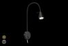 Briloner LED Wandleuchte Tusa schwarz 5W, warmweiß Bild 2