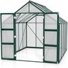 Vitavia Gewächshaus "Domus 8300", smaragd, 8,3 m²,6 mm HKP Bild 3