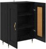 vidaXL Sideboard Schwarz Eichen-Optik 69,5 x 34 x 90 cm Holzwerkstoff 881593 Bild 5