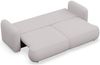 Selsey 'Tvoya' 3-Sitzer Schlafsofa mit Chenille-Bezug, Graubeige Bild 4