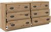2 Stk. Sideboards, Kommoden Artisan-Eiche 70 x 35,5 x 67,5 cm Bild 5