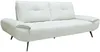 Vente-unique - KELOPA Sofa Stoff Weiß - B 130 cm x H 88 cm x L 231 cm Bild 4