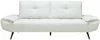 Vente-unique - KELOPA Sofa Stoff Weiß - B 130 cm x H 88 cm x L 231 cm Bild 3