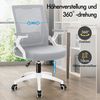 ALFORDSON Bürostuhl komfortable Lendenwirbelstütze, ergonomisch, (1 St), mit Rollen, klappbare Armlehnen Bild 3