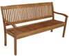 TPFGarden Gartenbank Menorca (aus massivem Akazienholz Holzbank, 1-St, Sitzbank Outdoor Gartenbank 3-Sitzer 157cm), Holz ist geölt - Hochwertige Verarbeitung Bild 5