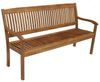 TPFGarden Gartenbank Menorca (aus massivem Akazienholz Holzbank, 1-St, Sitzbank Outdoor Gartenbank 3-Sitzer 157cm), Holz ist geölt - Hochwertige Verarbeitung Bild 4