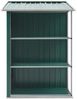 vidaXL Gartenhaus mit Regal Grün 205x130x183 cm Eisen 47104 Bild 5