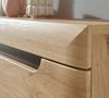 Wohnwand 3-teilig Ronson in Eiche Artisan und schwarz 287 x 170 cm Bild 3