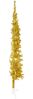 vidaXL Künstlicher Halb-Weihnachtsbaum mit Ständer Schlank Gold 240 cm 344593 Bild 4