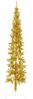 vidaXL Künstlicher Halb-Weihnachtsbaum mit Ständer Schlank Gold 240 cm 344593 Bild 3