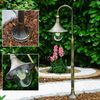 hofstein Pollerleuchte »Paraolo« Außenleuchte Stehleuchte in antikem Look, ohne Leuchtmittel, Metall Braun/Gold, Wegeleuchte 120cm, Vintage Gartenlampe,E27,IP44 Bild 4