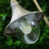 hofstein Pollerleuchte »Paraolo« Außenleuchte Stehleuchte in antikem Look, ohne Leuchtmittel, Metall Braun/Gold, Wegeleuchte 120cm, Vintage Gartenlampe,E27,IP44 Bild 3