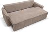 Schlafsofa (B/H/T: 225x96x93 cm) in Grau-Beige Bild 3