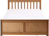 Bett mit 2 Schubladen OLENDON Kiefernholz Braun 120 x 200 cm Bild 5