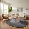 Gabbeh Teppich - Softy - Uni 200 x 200 cm - grau - rund Bild 2