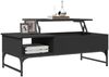 vidaXL Couchtisch Schwarz 100x50x35 cm Holzwerkstoff und Metall 845391 Bild 4