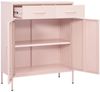 vidaXL Lagerschrank Rosa 80x35x101,5 cm Stahl 336157 Bild 5