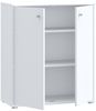 Kommode >TEMPRA2< 2 Türen, 2 Böden, in Weiss - 73,7x85,5x34,8cm (BxHxT) Bild 5