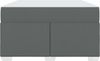 vidaXL Bettrahmen mit Matratze Dunkelgrau 120 x 200 cm Stoff 3399181 Bild 5
