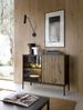 Bettso 'SENTINO' Kommode mit LED-Beleuchtung, Holzwerkstoff Eiche Wotan, 83x39x104 cm Bild 2