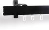 Deco-Raum® Gardinenschiene Innenlauf Curve | Länge: 110cm | Material: Aluminium | Farbe: Schwarz Bild 4