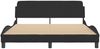 vidaXL Bettgestell "Dover" Schwarz 160x200 cm Samt 373214 Bild 4