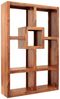 Bücherregal Gani 120x180x35 aus indischem Sheesham-Massivholz Bild 1