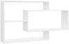 vidaXL Wandregal, Spanplatte Weiß, 104 x 20 x 58,5 cm Bild 2