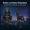Racing Gaming Stuhl Massage LED RGB Beleuchtung Ergonomischer Gamer Sessel Bild 2